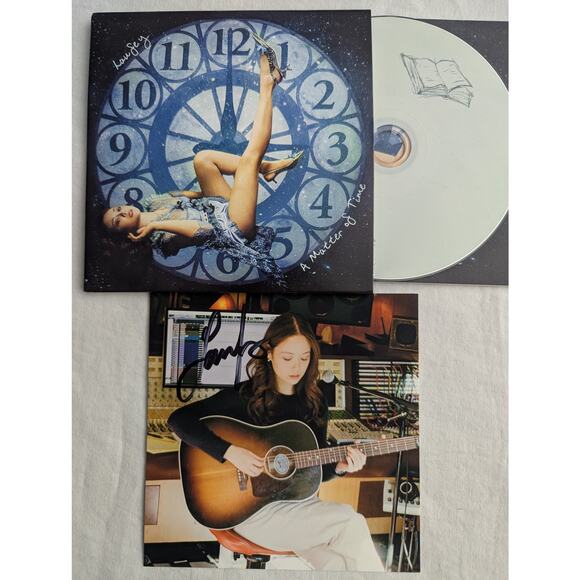 Laufey A Matter Of Time Signed CD New Autographed Art Card Insert